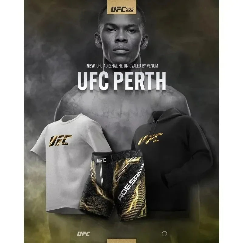 UFC 3D Printing Men's Sports Shorts MMA Oliveira Same Style Mixed Martial Arts Training Pants Thai Boxing Half Pants
